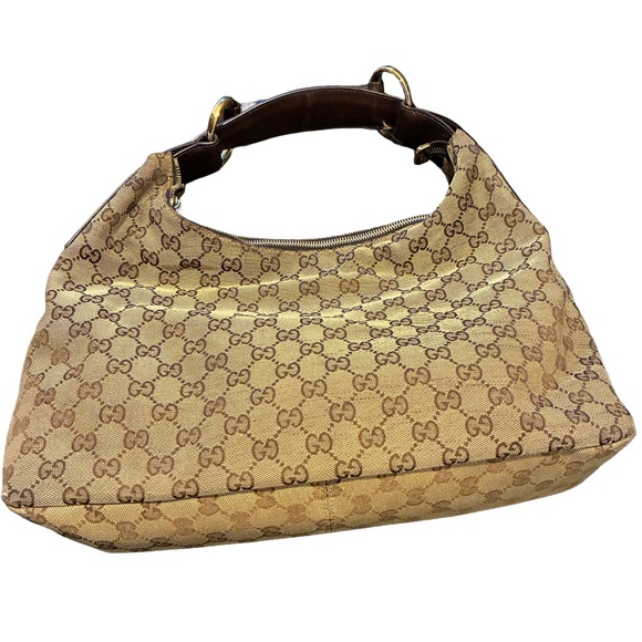Gucci GG Canvas Horsebit Hobo — Vintage 2000s w/ Dust Bag - Picture 2 of 10